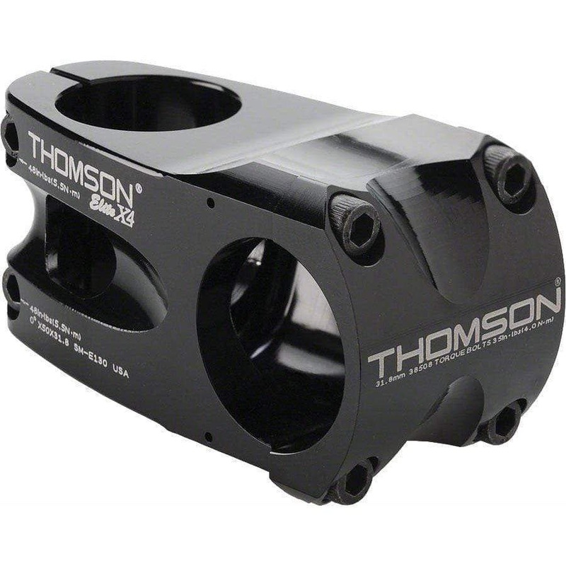 Elite X4 31.8mm Mountain Bike Stem (Black) 31.8mm 0 Degrees 40mm