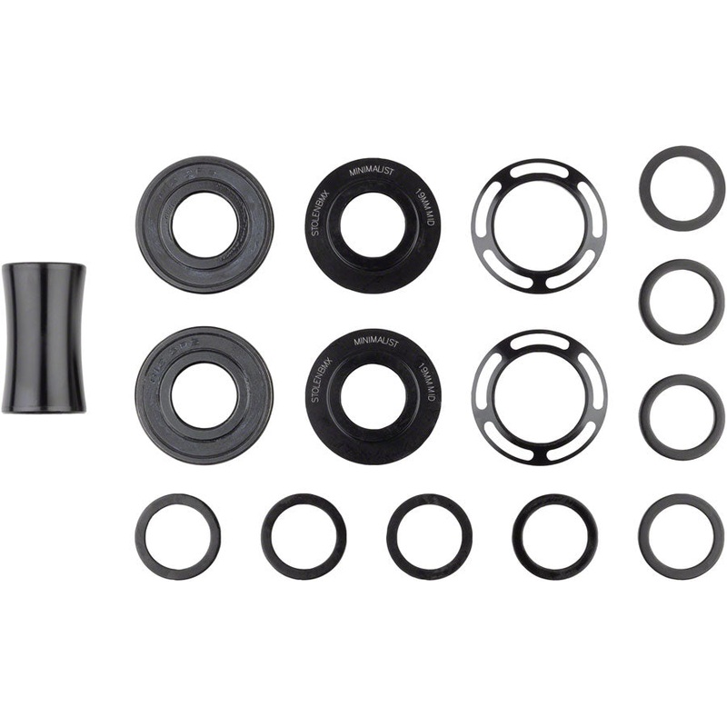 Minimalist Bottom Bracket – Mid 19mm Black