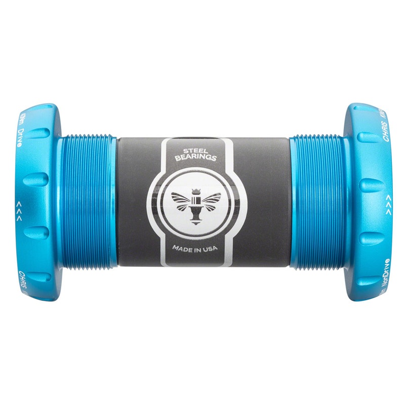 ThreadFit 30 Bottom Bracket Fit Kit 3 – English For 30mm Spindles Matte Turquoise