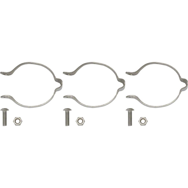 28.6 Stainless Clamp-on Cable Guides Set/3