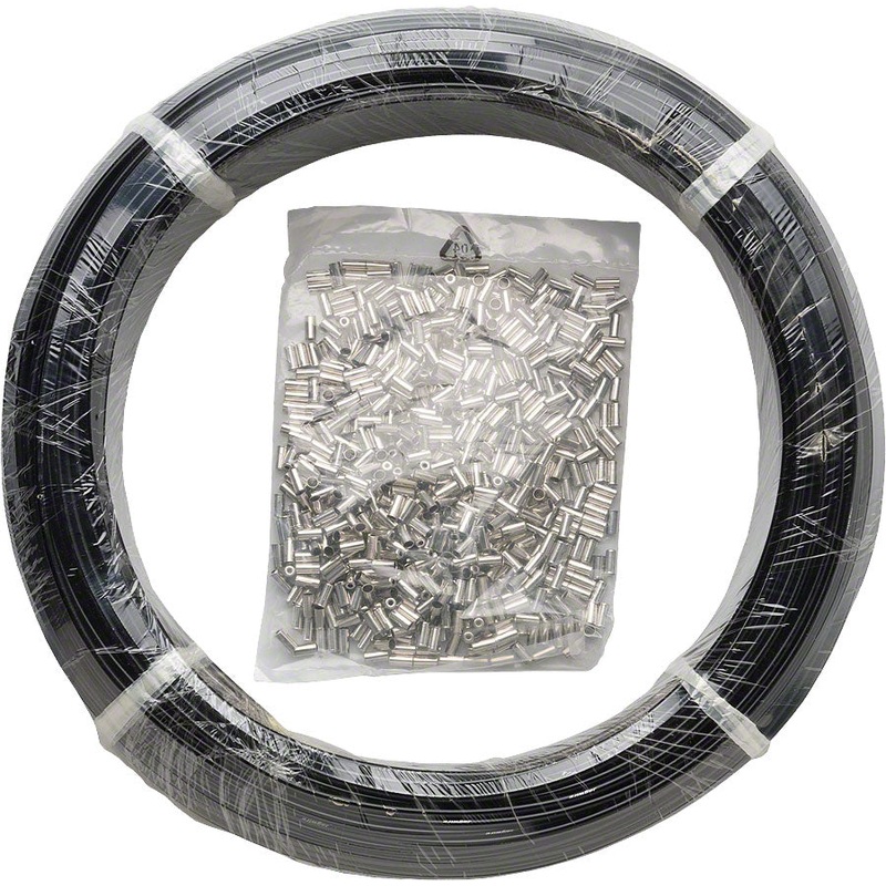 5mm Basics Brake Housing 200M Shop Box with End Caps Black