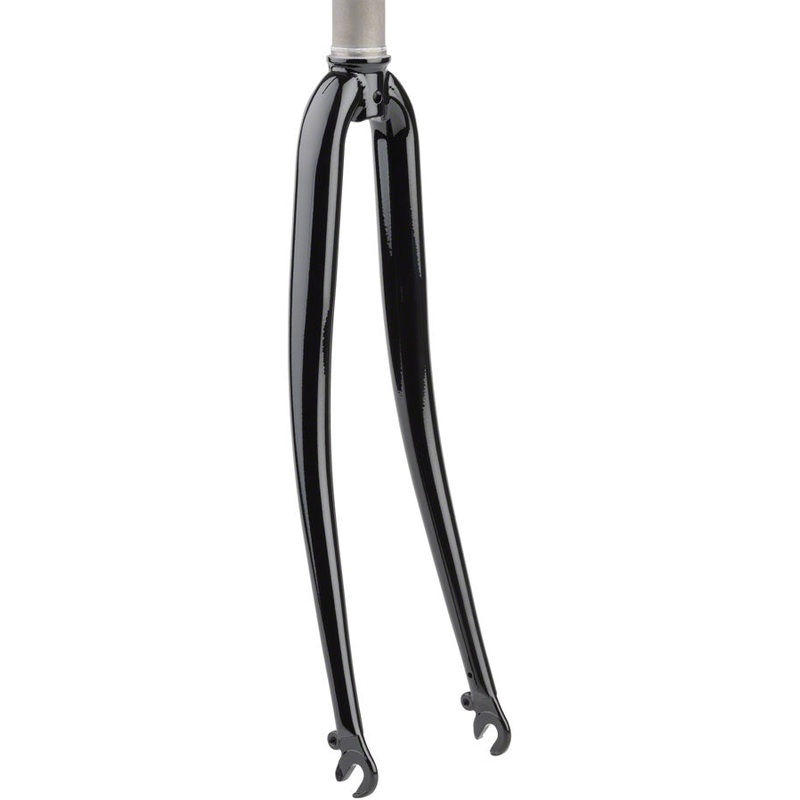 700c Road Fork – 9mm x 100mm 1 1/8″ Straight Steerer Mid Reach Caliper BLK