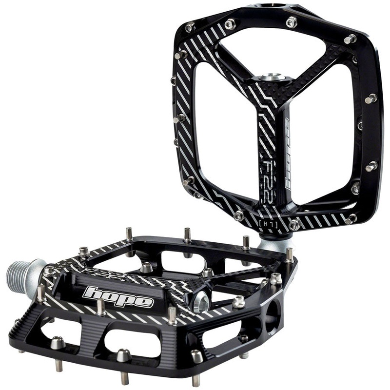 F22 Pedals – Platform Aluminum 9/16″ Black