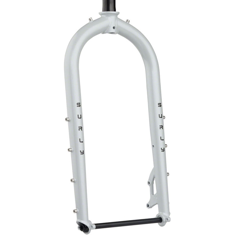 Moonlander Fork – 24″ Steel 12 x 197mm 1-1/8″ Straight Steerer Lunar Dust Gray