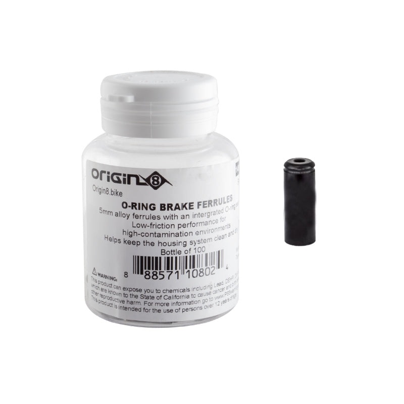 O-Ring Brake Ferrules Brake 5mm Black