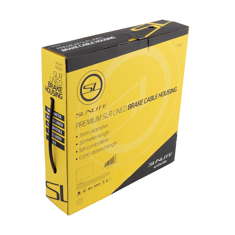 Premium SLR Lined Housing Brake 30m 5mm Black