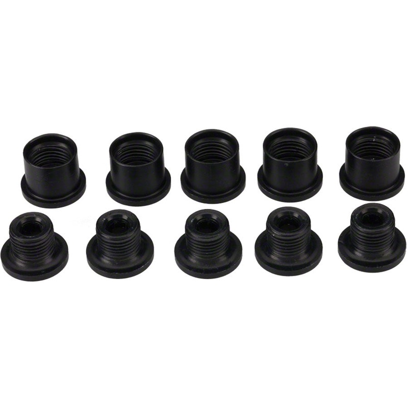 8mm Double Chainring Dual Hex BLK Alloy Chainring Bolts Set