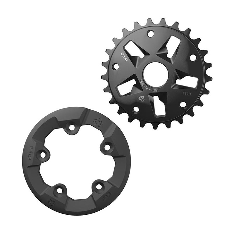 Felix Guard Teeth: 25 6061-T6 Aluminum Black