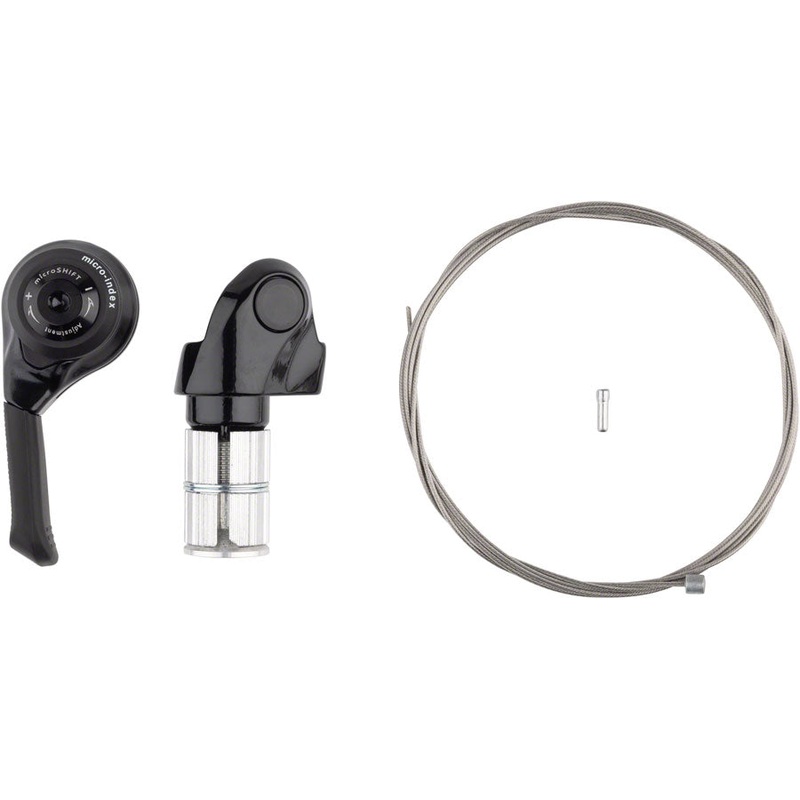 Left Bar End Mountain Shifter – Double/Triple Friction Shimano Compatible