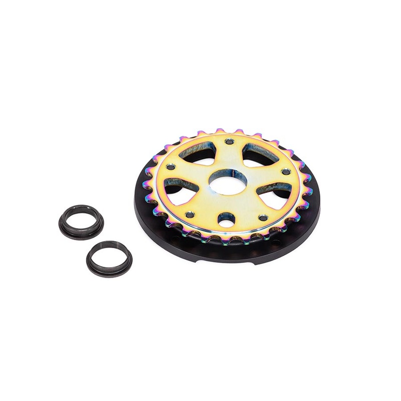 Paragon Guard Combo Chainring Teeth: 25 6061-T6 Aluminum Multicolor Set