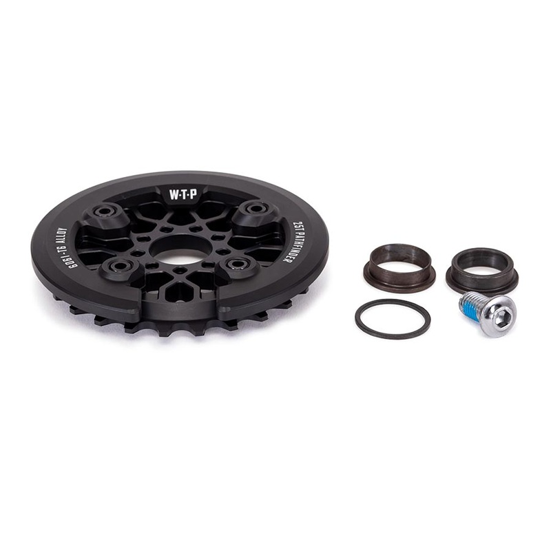 Pathfinder Guard Combo Chainring Teeth: 25 6061-T6 Aluminum Black Set