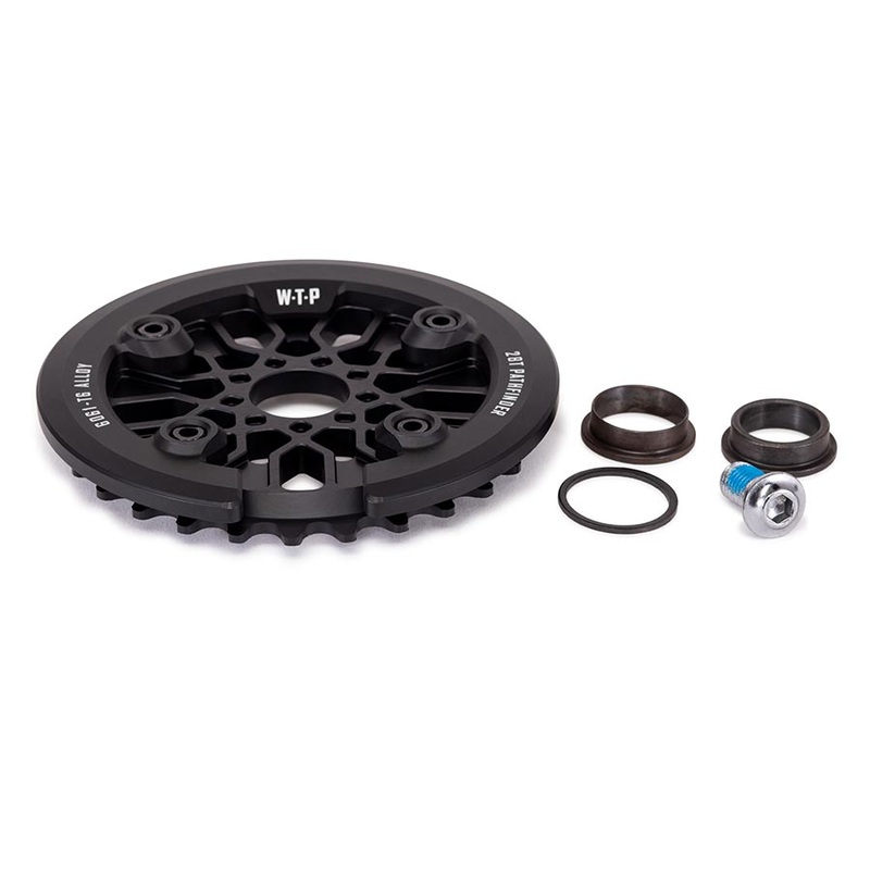 Pathfinder Guard Combo Chainring Teeth: 28 6061-T6 Aluminum Black Set