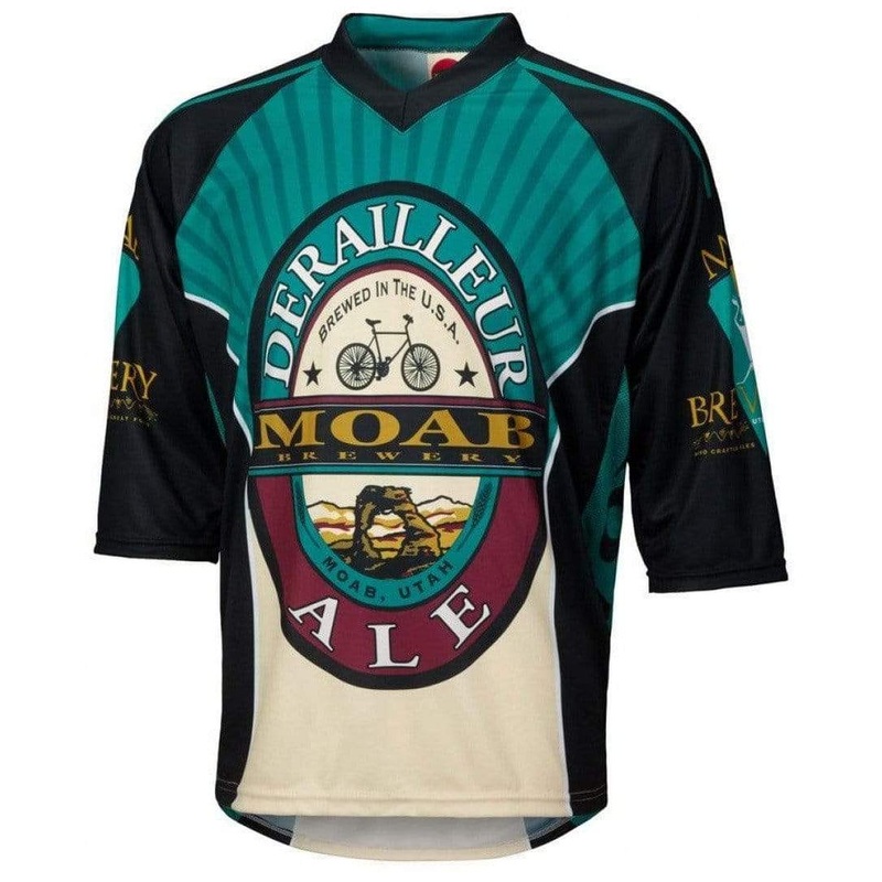Men’s Moab Brewery Derailleur Ale Mountain Bike Jersey Multi Small