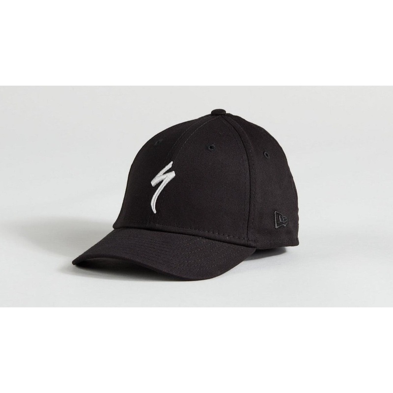 Youth New Era S-Logo Hat Black One Size