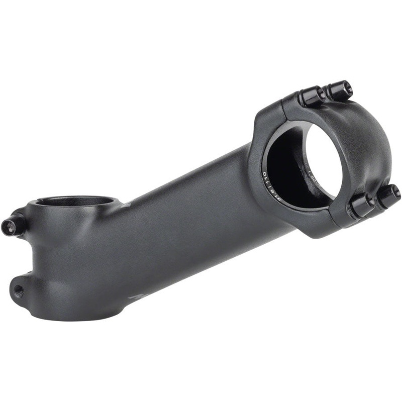 25 Bike Stem – 31.8 Clamp, +/-25, 1-1/8″, Aluminum, Black 31.8mm 25 Degrees 60mm