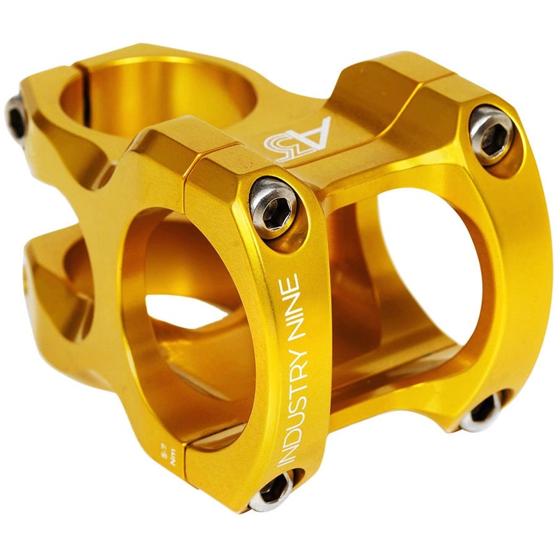 A35 Stem – 40mm 35mm Clamp +/-6 1 1/8″ Aluminum Gold 35mm 6 Degrees 40mm