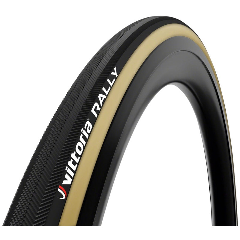 Rally Tire – 700 x 25 Tubular Folding Black/Tan 700 x 25c