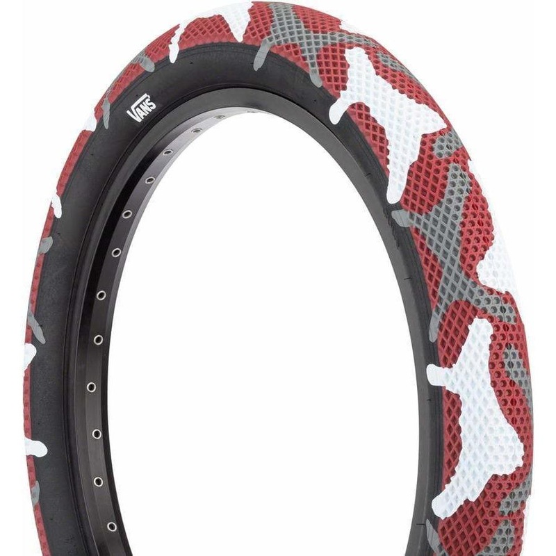 X Vans Tire – 20 x 2.4″, Clincher, Wire, Red Camo/Black 20 x 2.4″