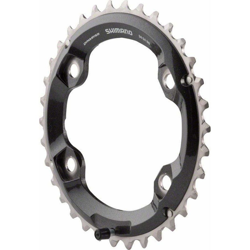 XT M8000 34t 96mm 11-Speed Outer Chainring for 34-24t Set 96mm 34t