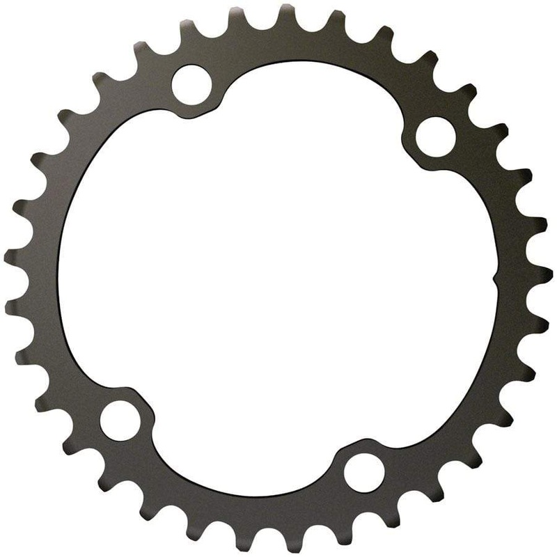 Force 2×12-Speed Inner Chainring – 33t, 107 BCD, 4-Bolt, Blast Black, For use with 46t Outer 107mm 33t