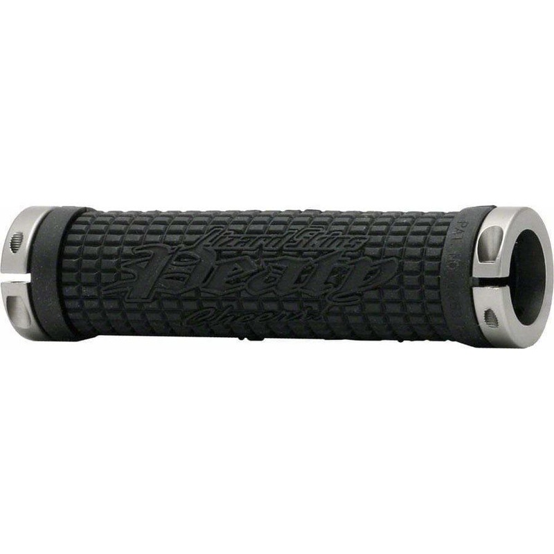 Peaty Bike Handlebar Grips – Black, Lock-On Black