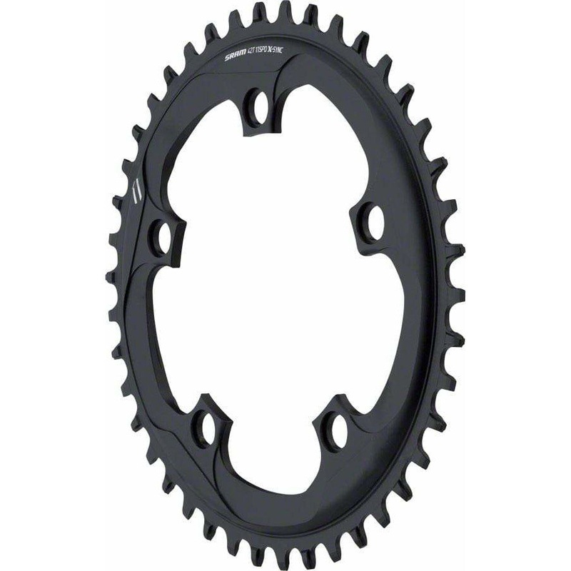 X-Sync Chainring 42T 110mm BCD Black BB30 or GXP BB30 or GXP 110mm 42t