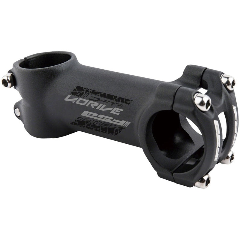 V-Drive Stem – 31.8mm Clamp, +/-6, 1 1/8″, Black 31.8mm 6 Degrees 60mm