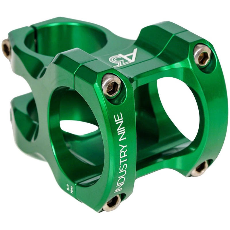 A35 Stem – 40mm 35mm Clamp +/-6 1 1/8″ Aluminum Green 35mm 6 Degrees 40mm