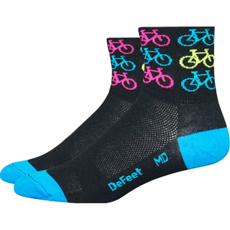 Aireator Cool Bike Socks – Black Black Small