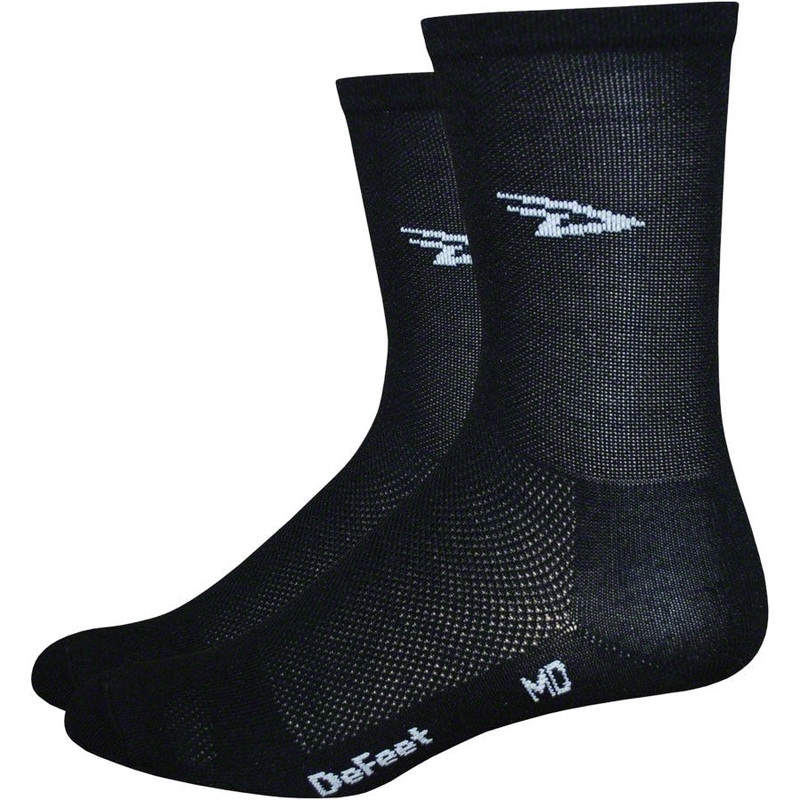 Aireator D-Logo Bike Socks – Black Black Small