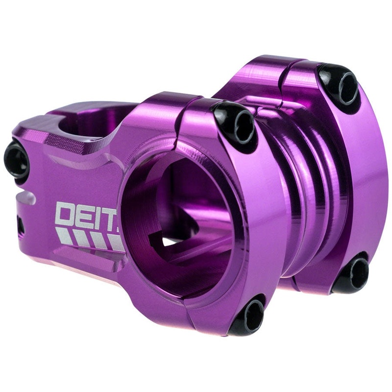 Copperhead Stem – 31.8 mm Clamp, +/-0, 1 1/8″, Purple 31.8 mm 0 Degrees 35 mm