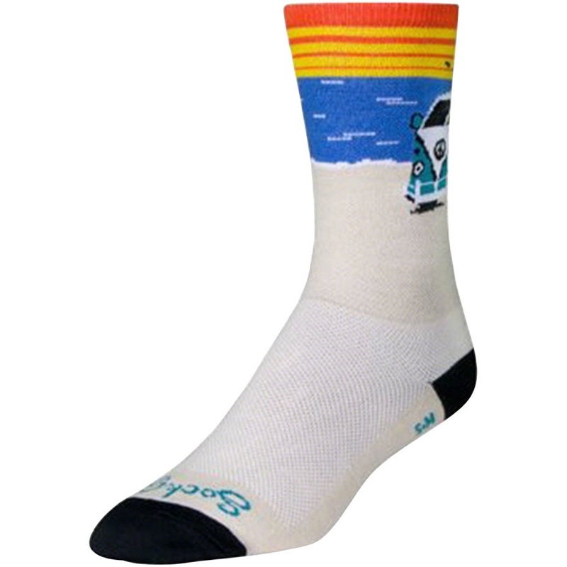 Crew Daze Bike Socks – White White Small / Medium