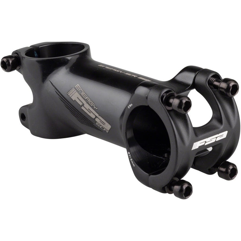 Energy SCR Stem – 31.8 Clamp, +/-6, Black/Gray 31.8mm 6 Degrees 80mm
