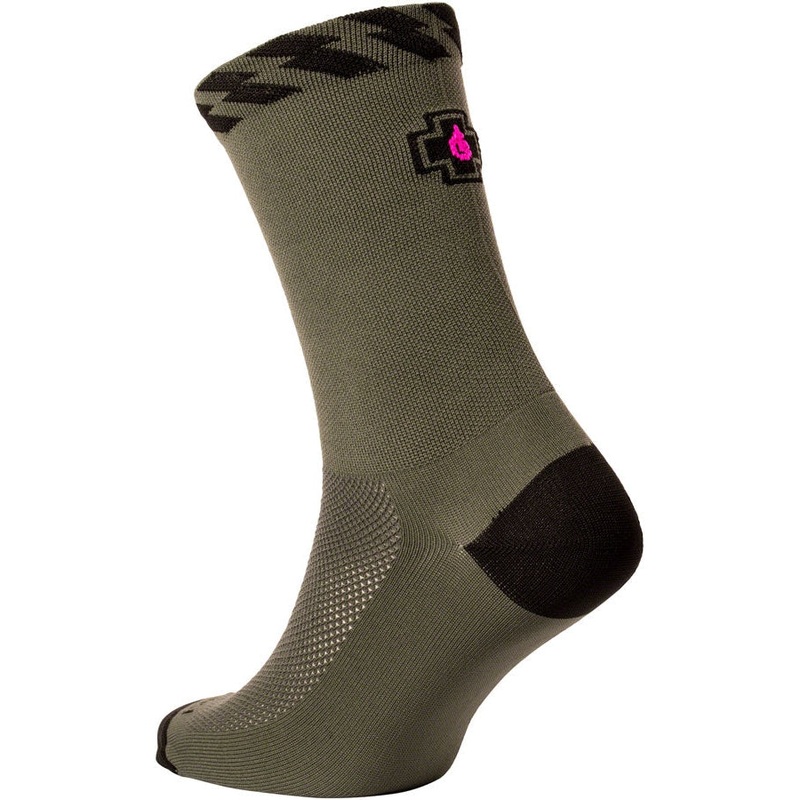 Tech Rider Men’s Mountain Bike Socks – Green Green US 5-6