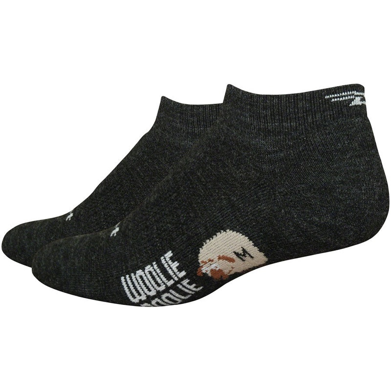 Woolie Boolie D-Logo Socks – Black Black Small