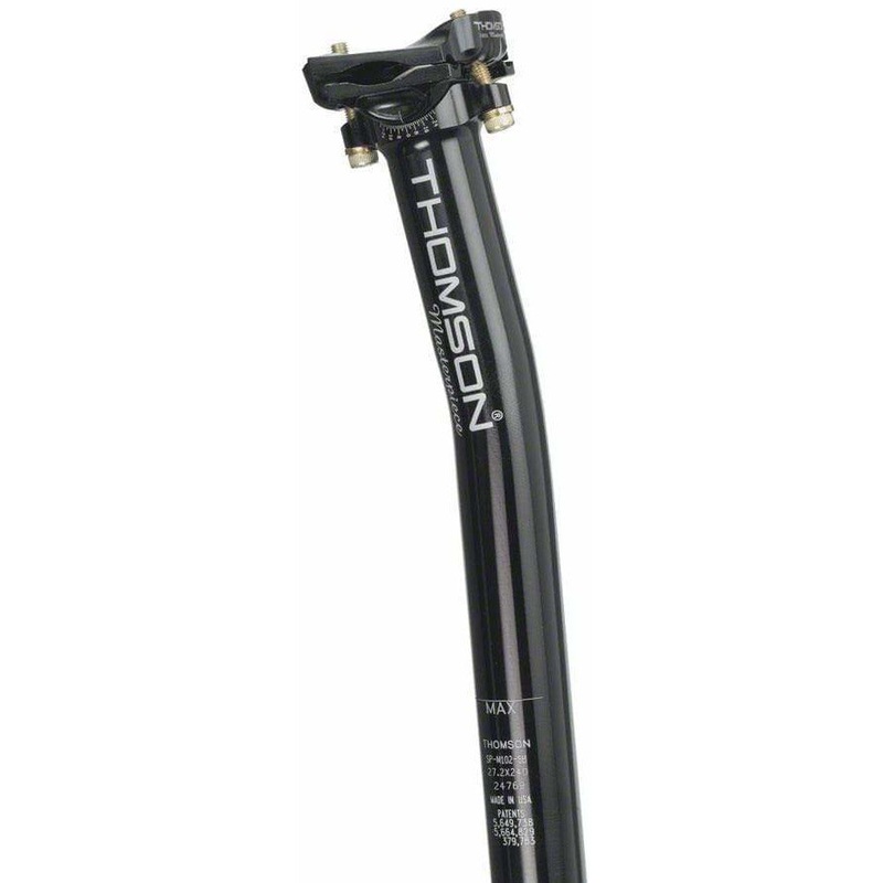 Masterpiece Setback Seatpost: 31.6 x 350mm – Black 31.6mm 350mm