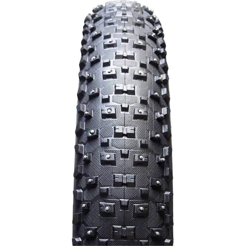 Snowshoe XL Studded Fat Bike Tire 26″ x 4.8″ 120tpi Folding Bead Silica Compound 26 x 4.8″