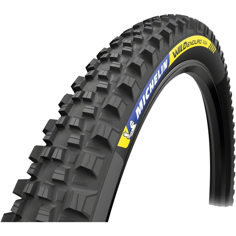 Wild Enduro Racing Line Tire – 29 x 2.4 Tubeless Folding Black Rear 29 x 2.4″