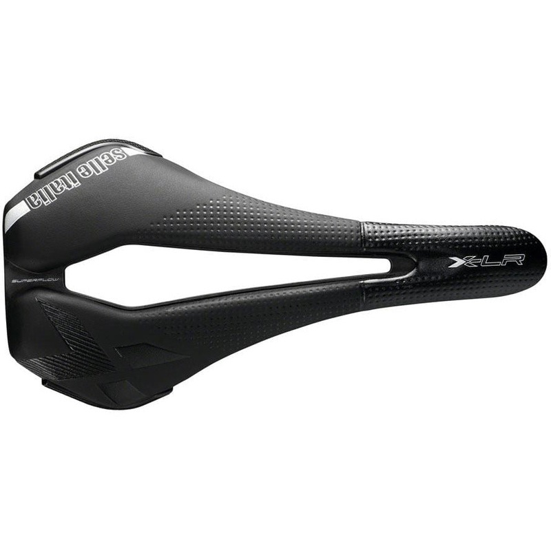 X-LR Superflow Saddle 264 x 125mm 165g Black Black