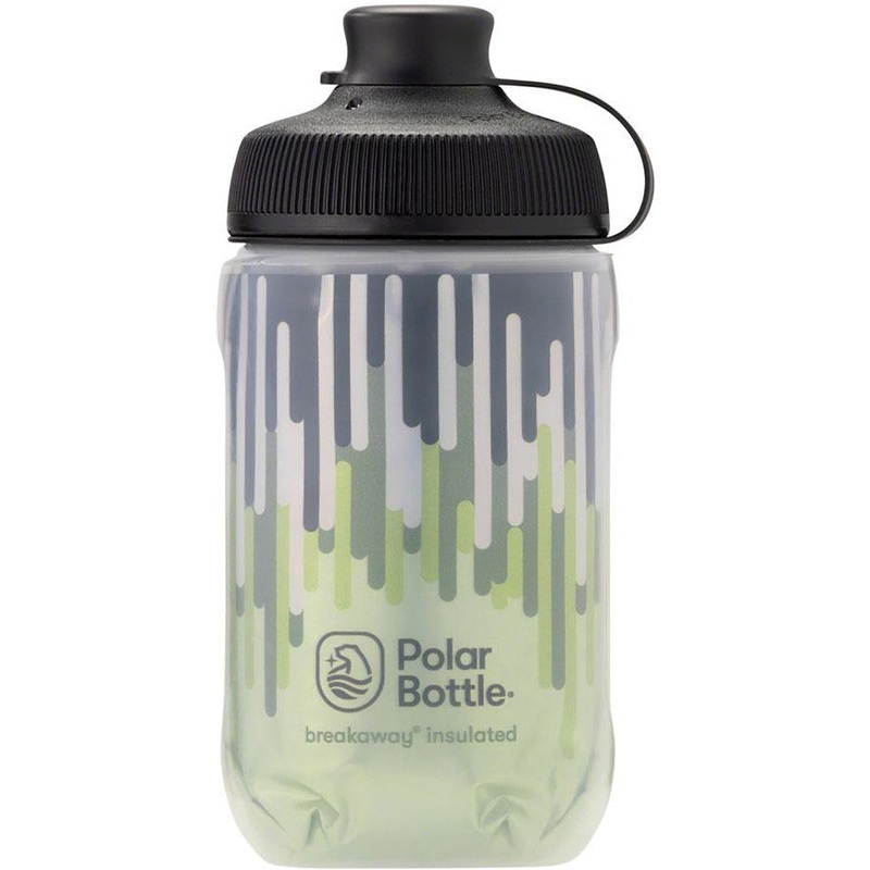 Breakaway Muck Insulated Zipper Bike Water Bottle – 12oz, Moss/Desert Green 12oz