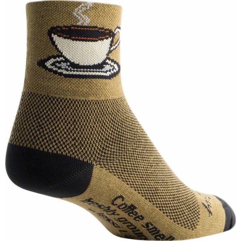 Classic Coffee Cycling Socks – 3 inch Small / Medium