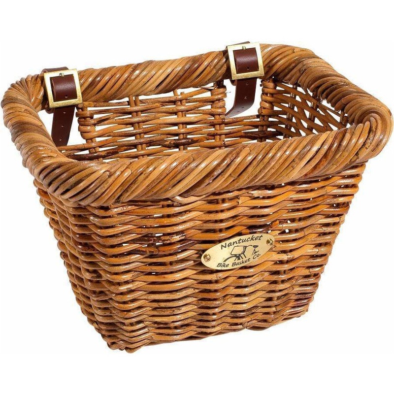 Nantucket Cisco Front Bike Basket – Rectangular Shape Honey 22L