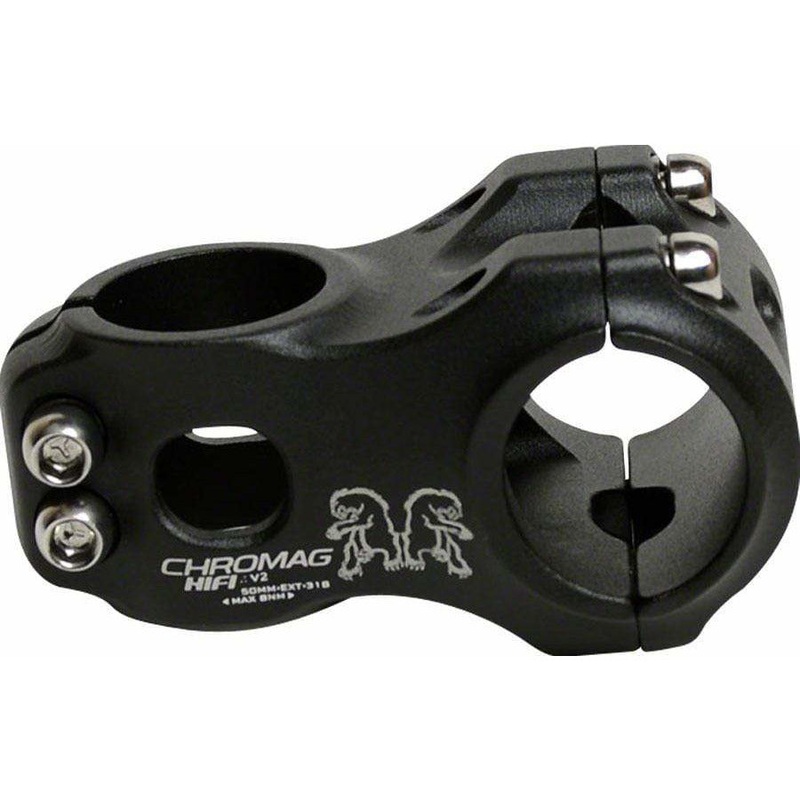 HiFi V2 Stem (31.8) 0d x 50mm – Black 31.8mm 0 Degrees 50mm