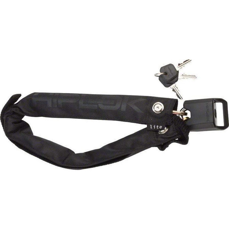 Lite Wearable Hardened Steel Chain Bike Lock: 8mm Black