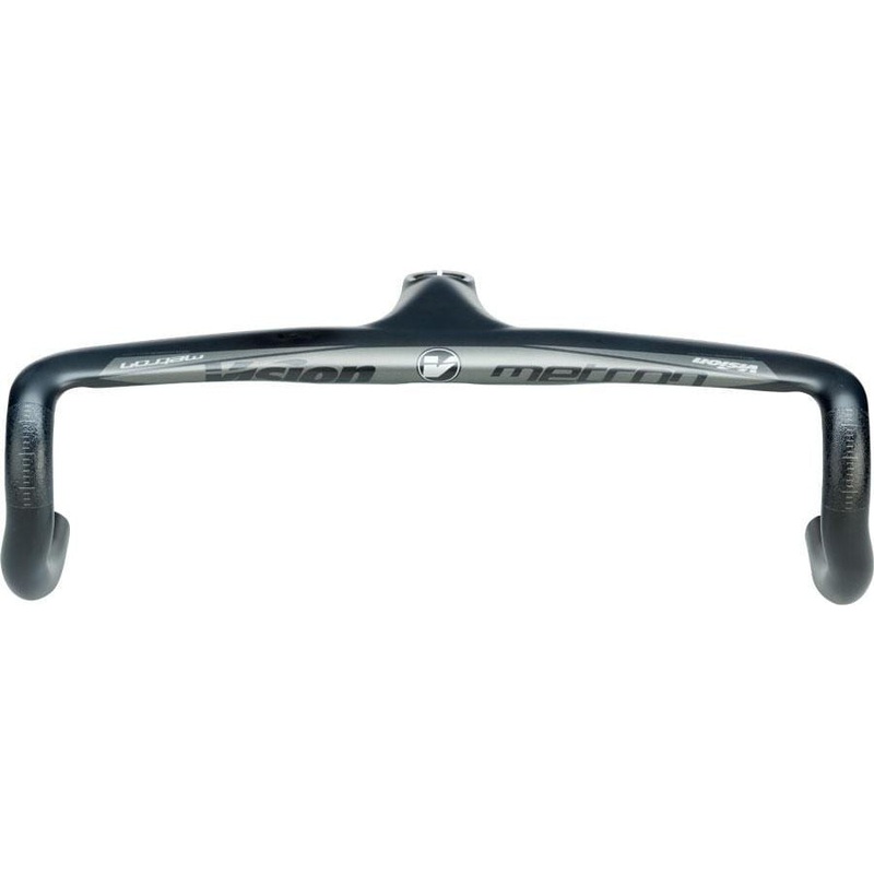 Metron 5D Drop Bike Handlebar – Carbon, Integrated, 42cm, Black, 120mm black 0mm Integrated