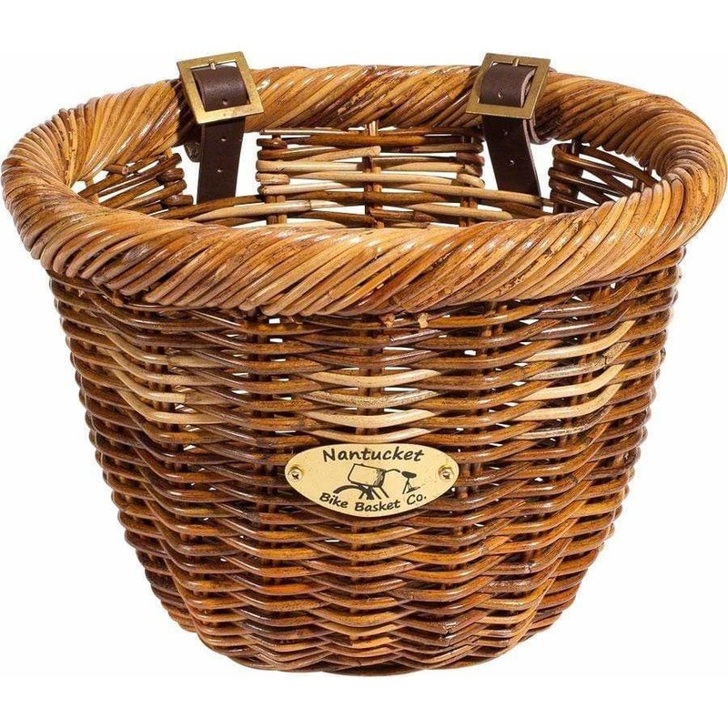 Nantucket Cisco Front Basket, Oval Shape Honey