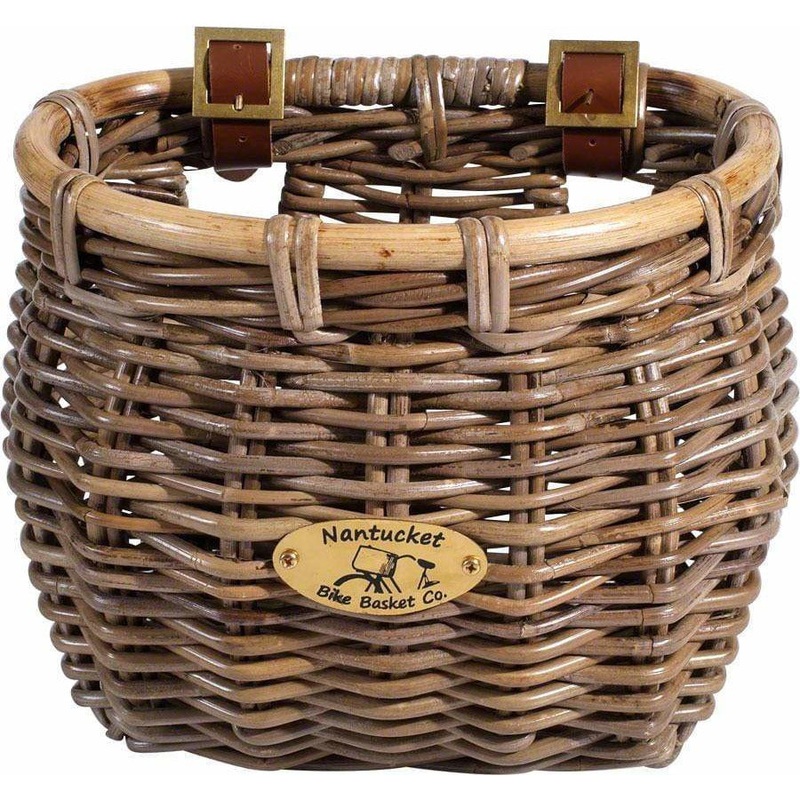 Nantucket Tuckernuck Front Basket, Classic Shape: Natural