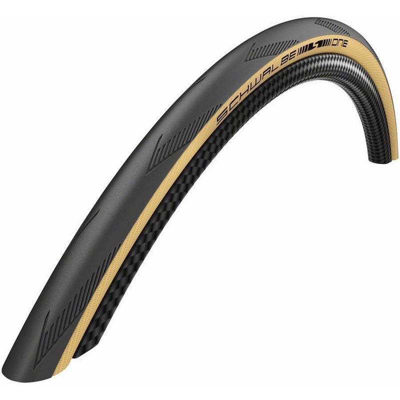 One Tire – 700 x 25, Tubeless, Folding/Tan, Performance Line, Addix 700 x 25c