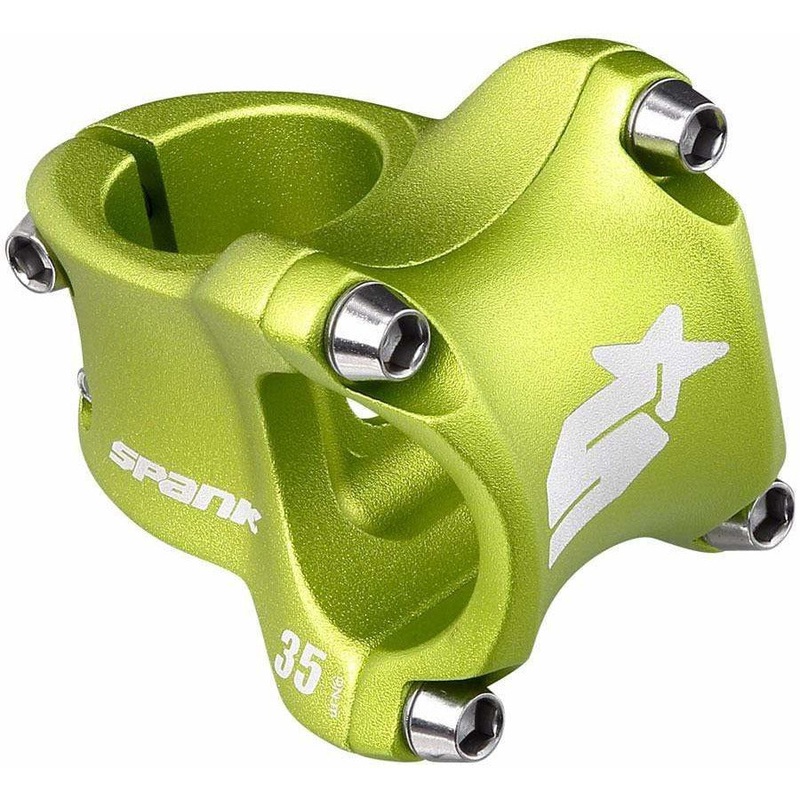 SPIKE Race 2 Stem Diameter: 31.8mm Length: 35mm Steerer: 1-1/8 0 Green 31.8mm 0 Degrees 35mm