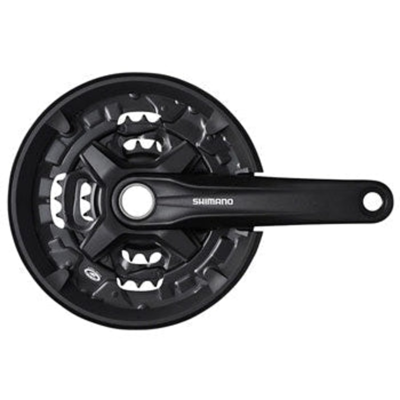FC-MT210-3 Crankset – 175mm 9-Speed 40/30/22t Riveted 50mm Chainline BLK